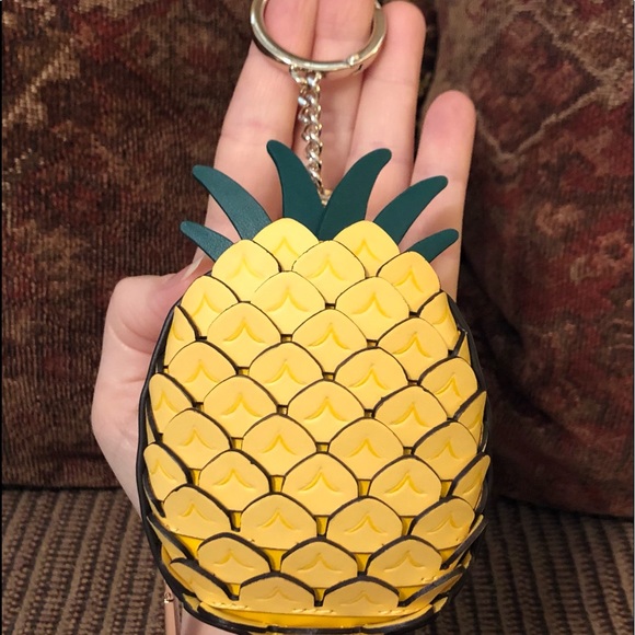 NWT-Kate Spade-Pineapple Marlee Large Zip Wallet & Pineapple Novelty Coin Purse - Picture 4 of 12